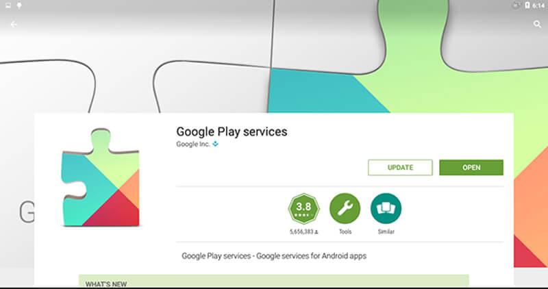 آپدیت گوگل پلی سرویس از Google Play Store