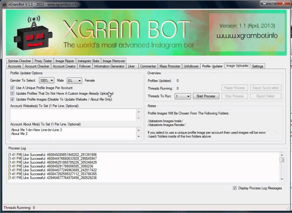 ربات پیشرفته اینستاگرام Xgram Bot 1.36 Cracked