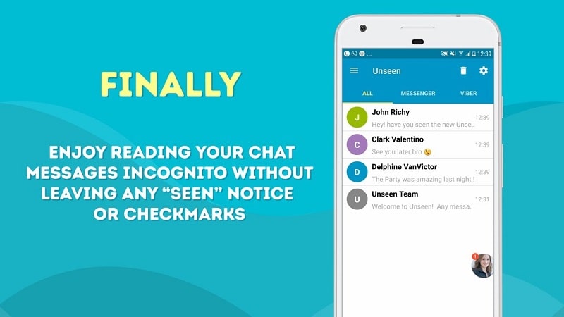 حذف تیک دوم پیام در تلگرام و واتس اپ