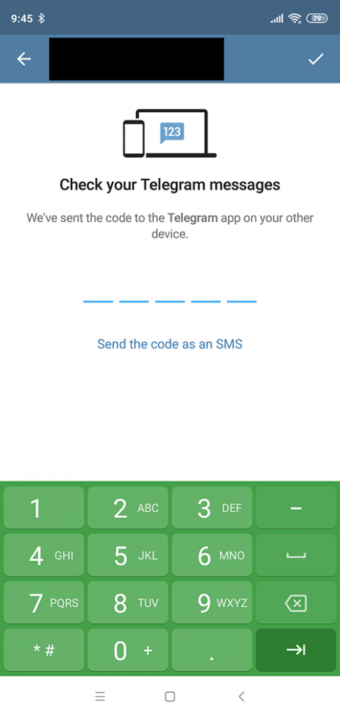  ارسال نشدن کد تلگرام ، عدم دریافت کد تایید تلگرام