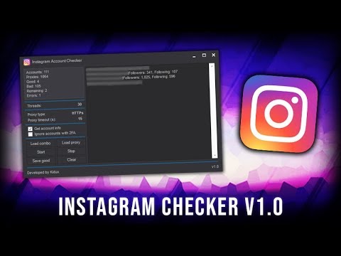 اسم برنامه : Instagram Account Checker v1.0 کرک اینستاگرام هک 