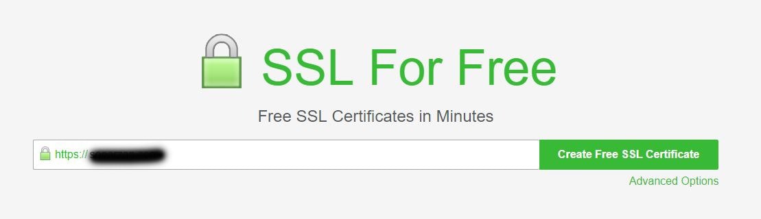 Create Free SSL Certificate